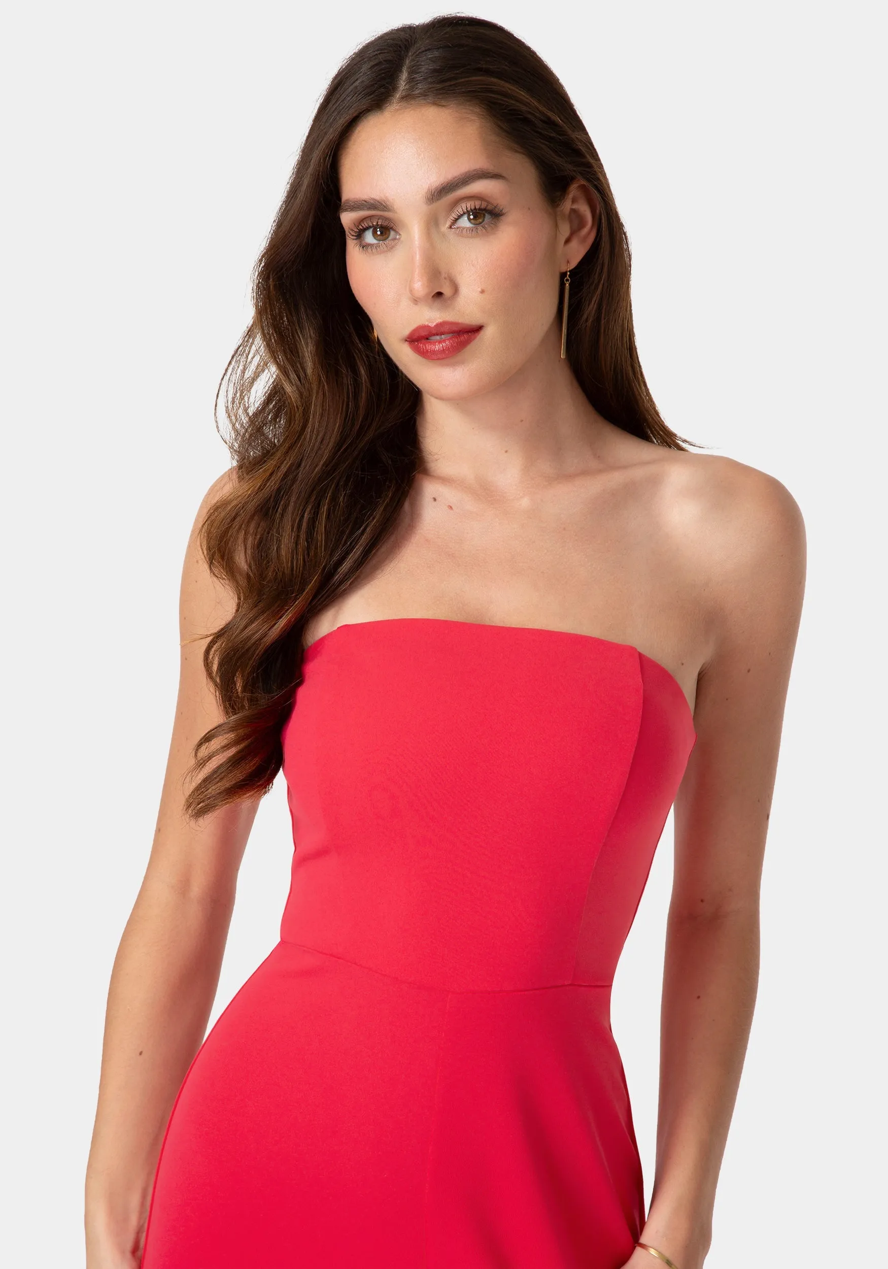 Strapless A-Line Jumpsuit sold by Bebe product image thumbnail 4