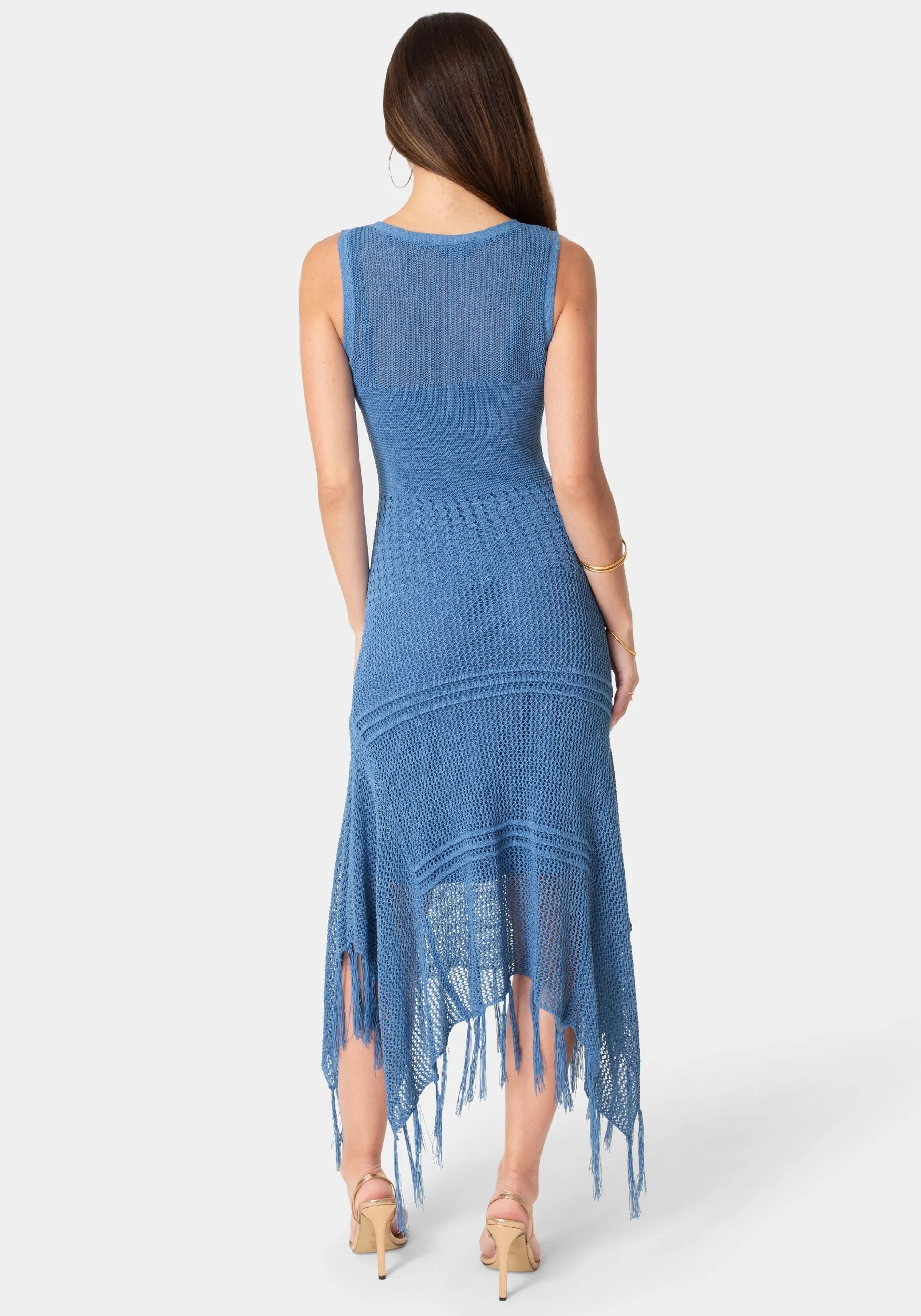 Crochet Tank Sweater Dress sold by Bebe product image thumbnail 4