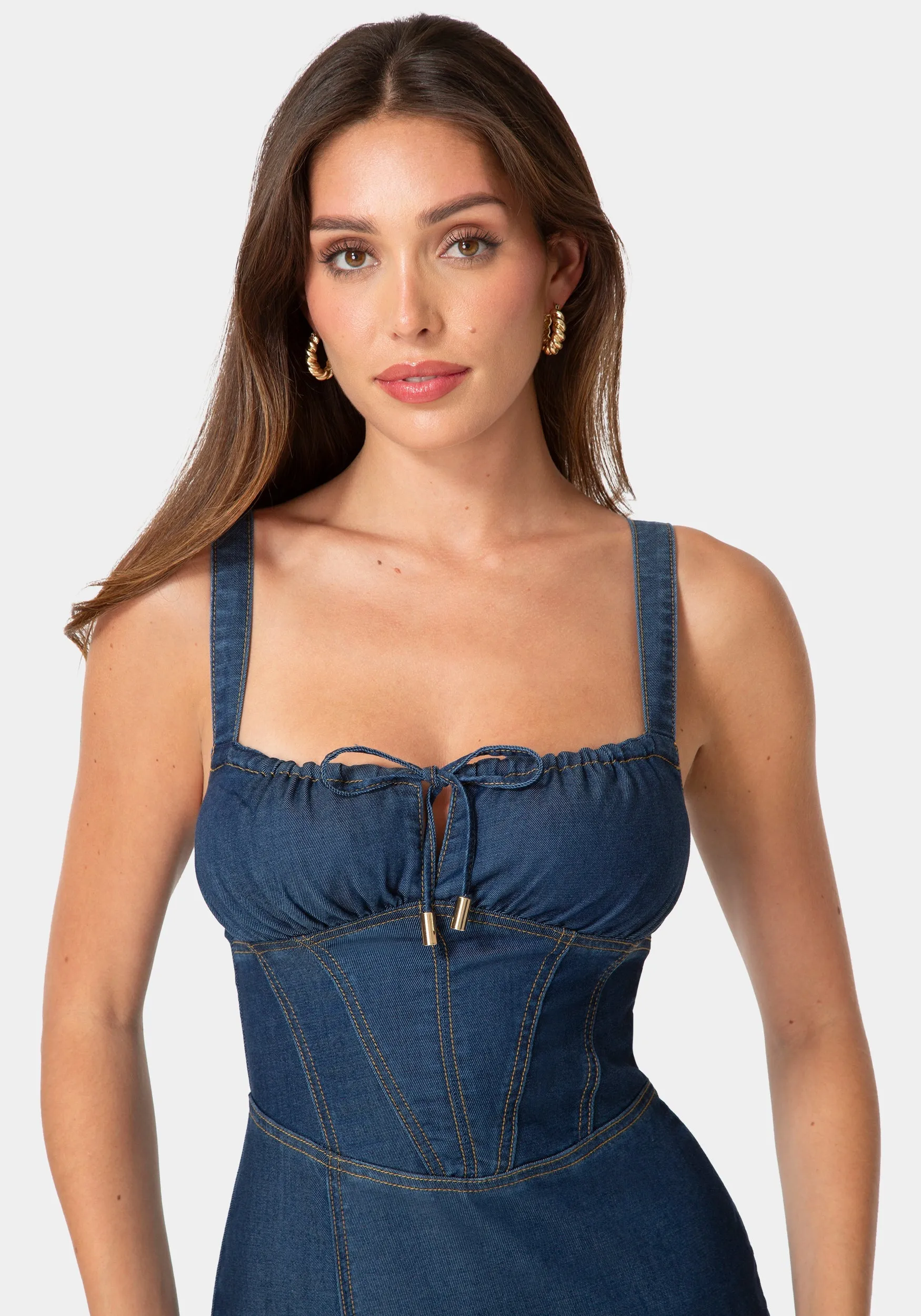 Tencel Midi Dress sold by Bebe product image thumbnail 3
