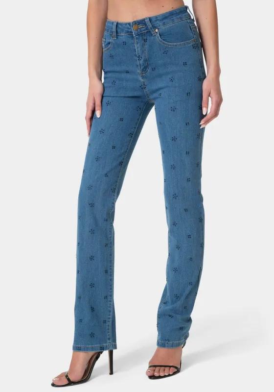 The Rosette Jean made by Bebe
