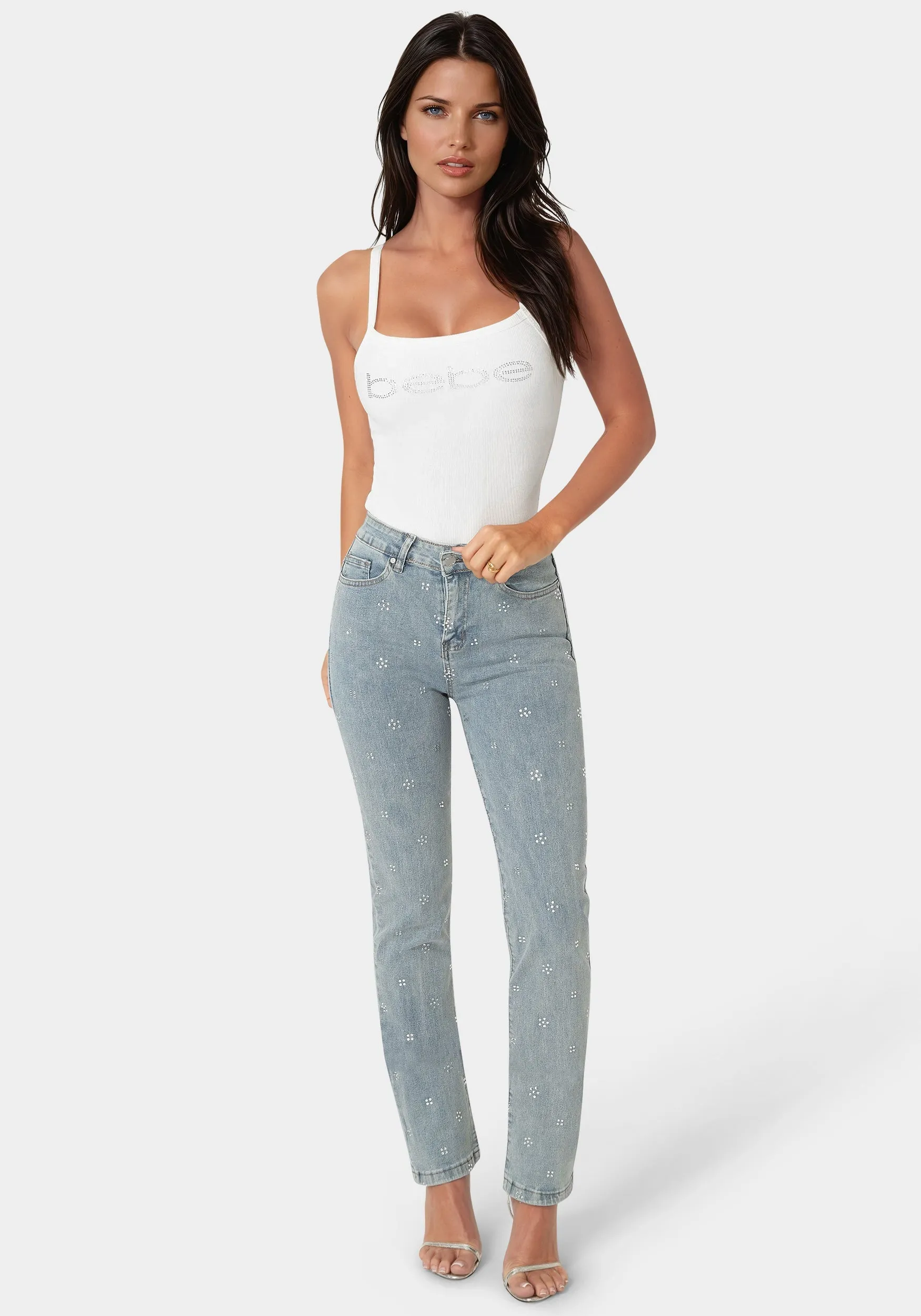 The Rosette Jean sold by Bebe product image thumbnail 2