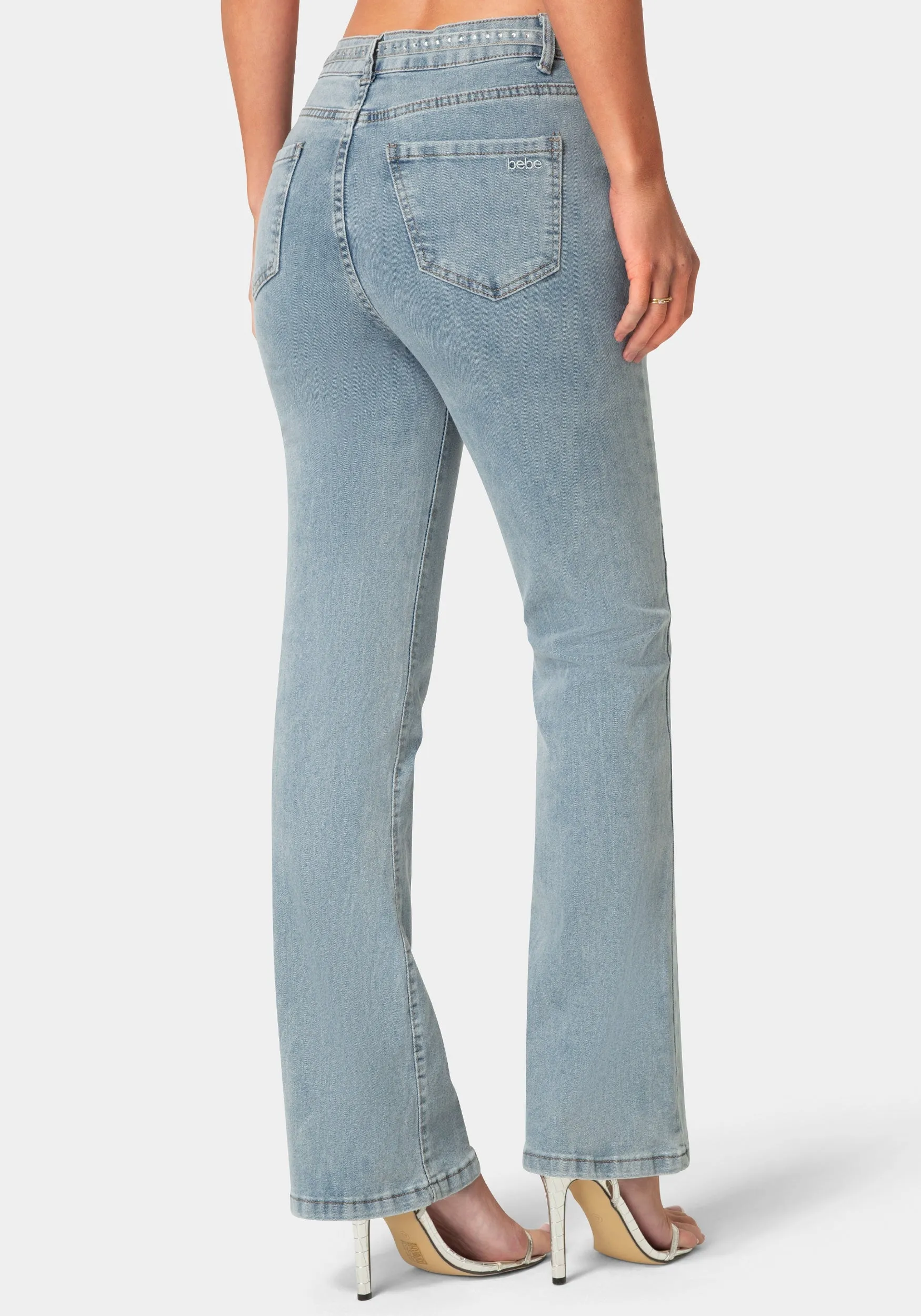 The Sparkle Tie Jean sold by Bebe product image thumbnail 3