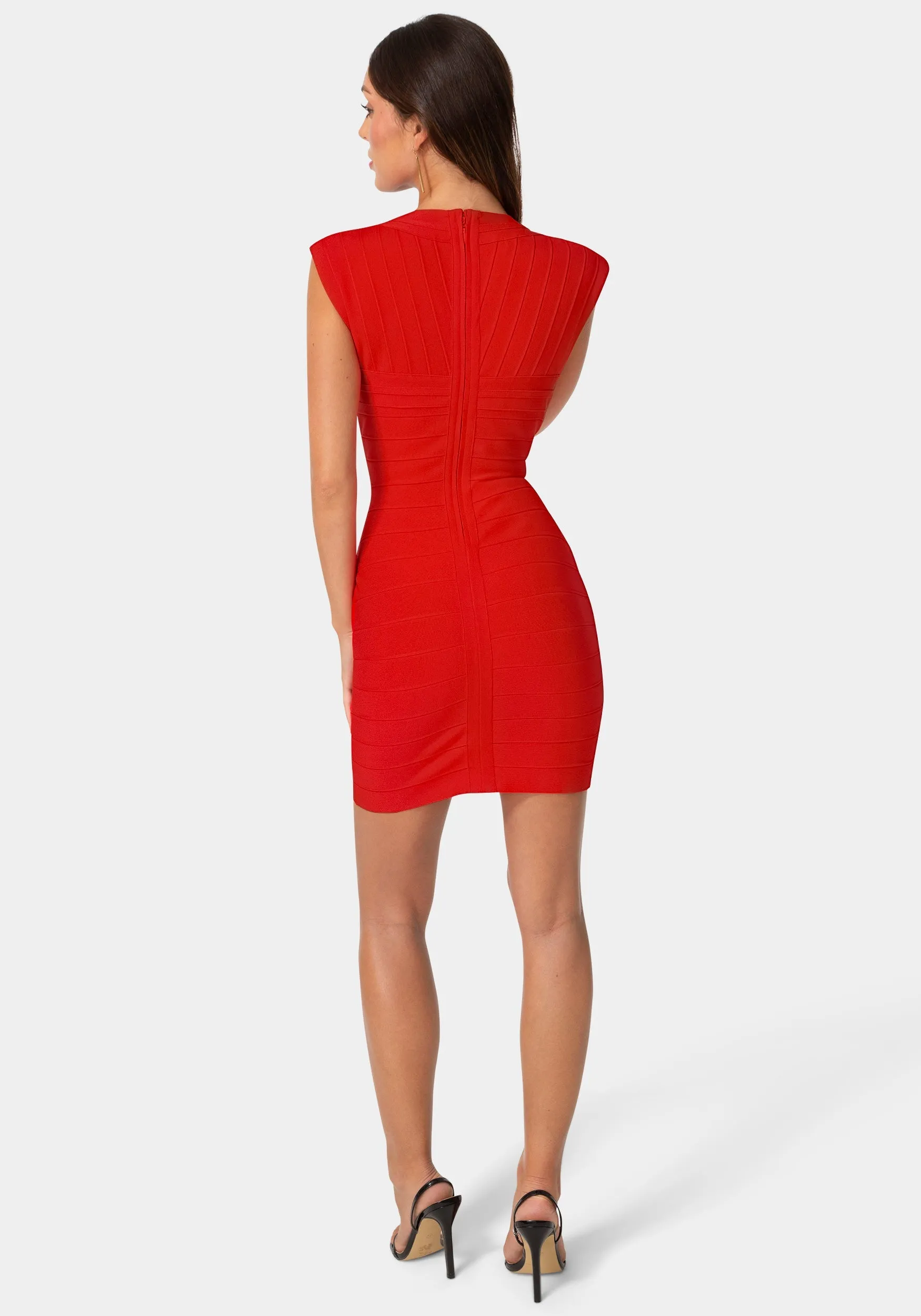 Cap Sleeve Bandage Mini Dress sold by Bebe product image thumbnail 3