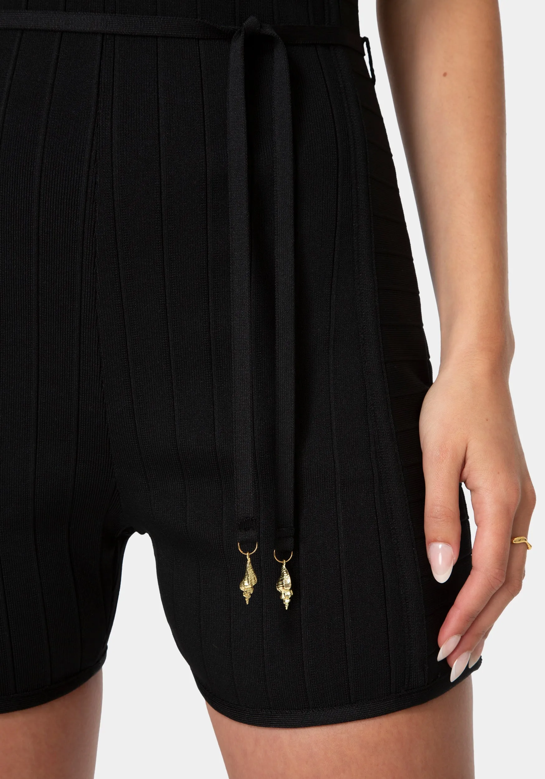 Bandage Knit Romper sold by Bebe product image thumbnail 3