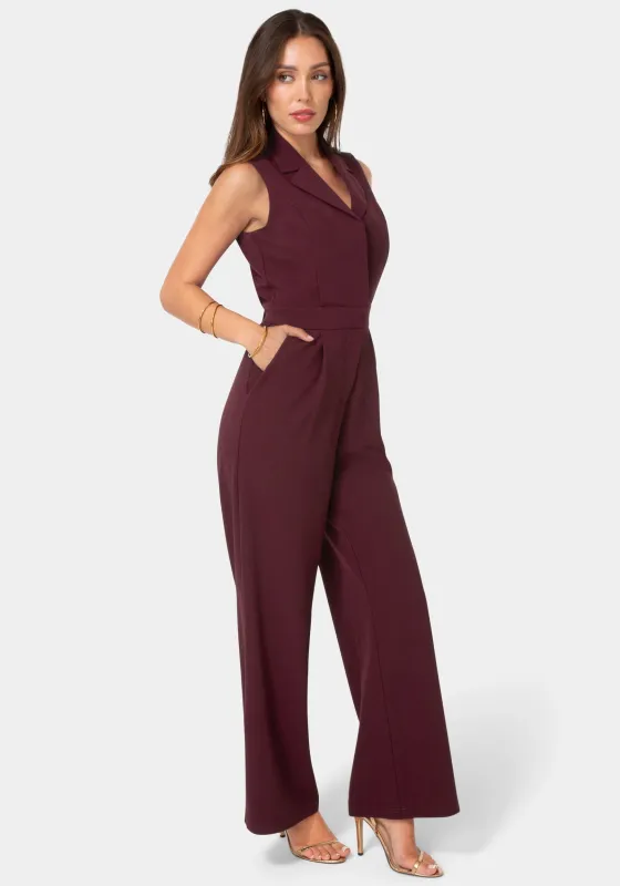 Tuxedo Sleeveless Jumpsuit made by Jump