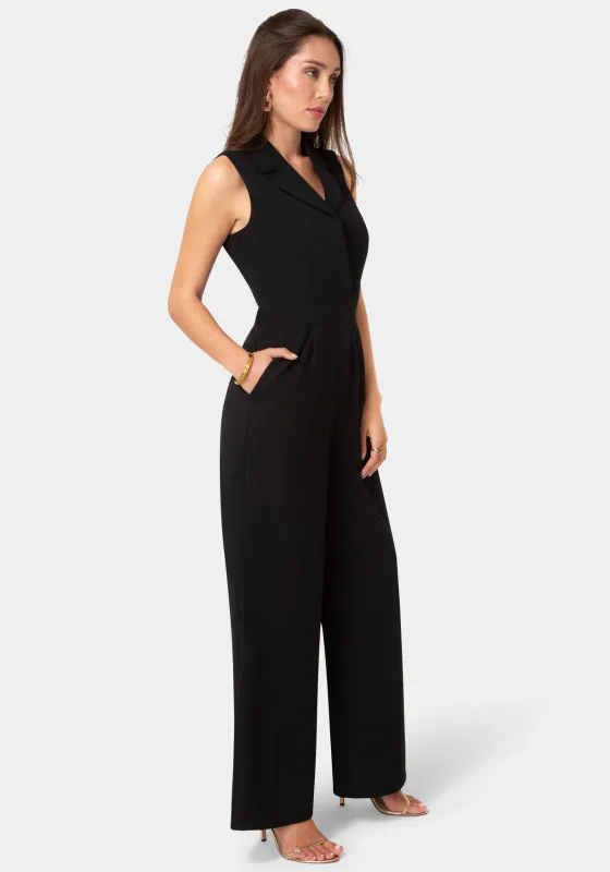 Tuxedo Sleeveless Jumpsuit made by Jump