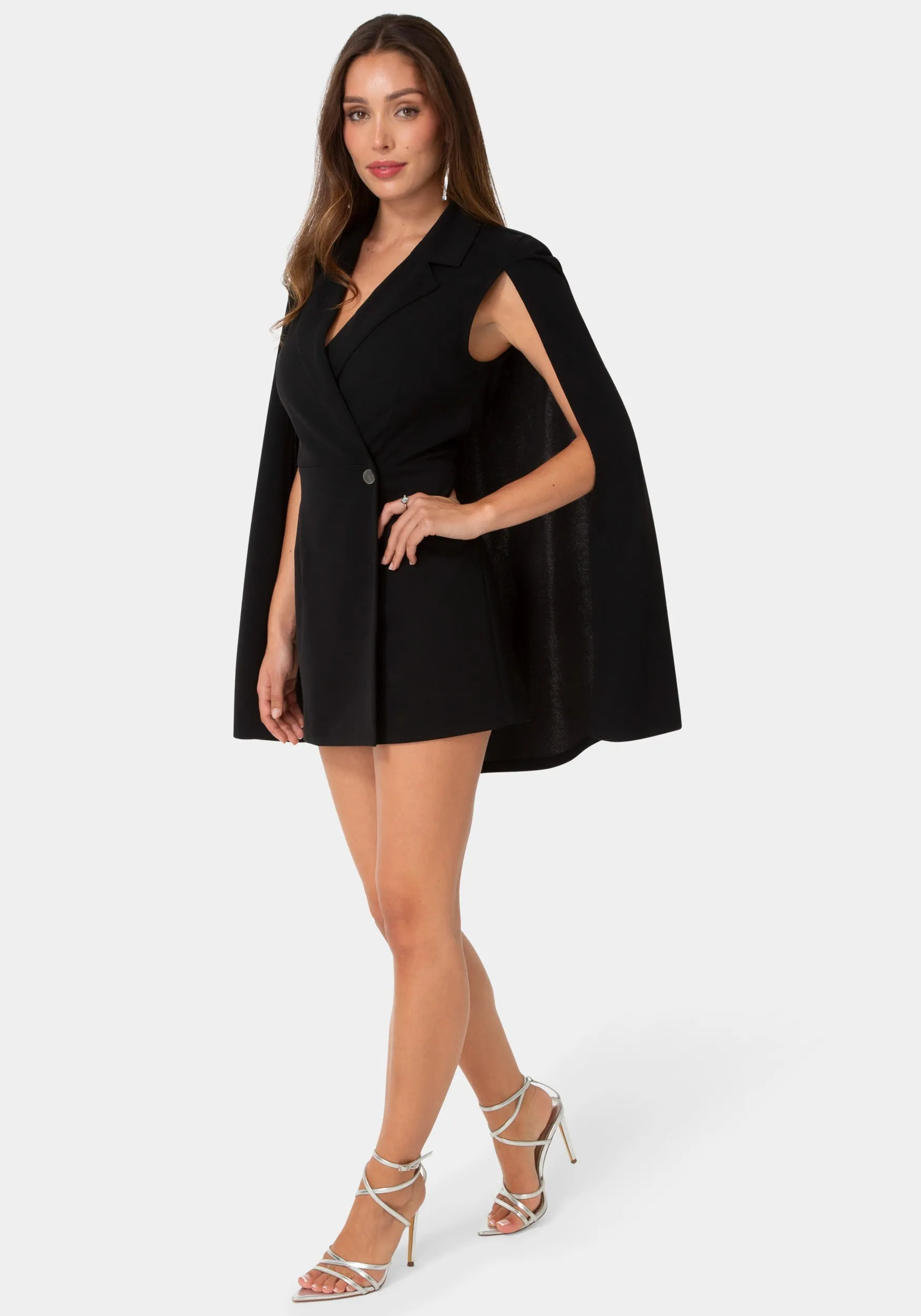 Cape Blazer Jumpsuit sold by Bebe product image thumbnail 2