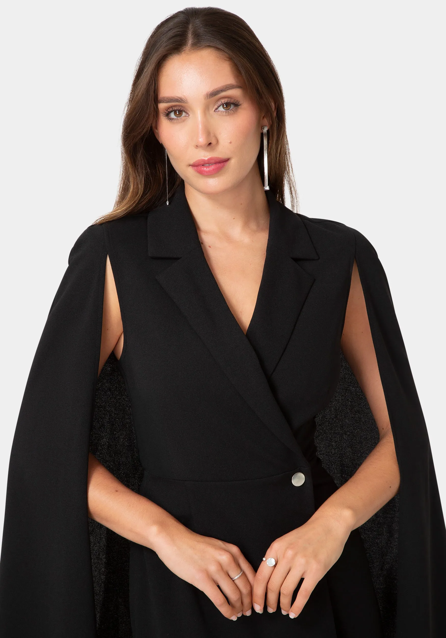 Cape Blazer Jumpsuit sold by Bebe product image thumbnail 4