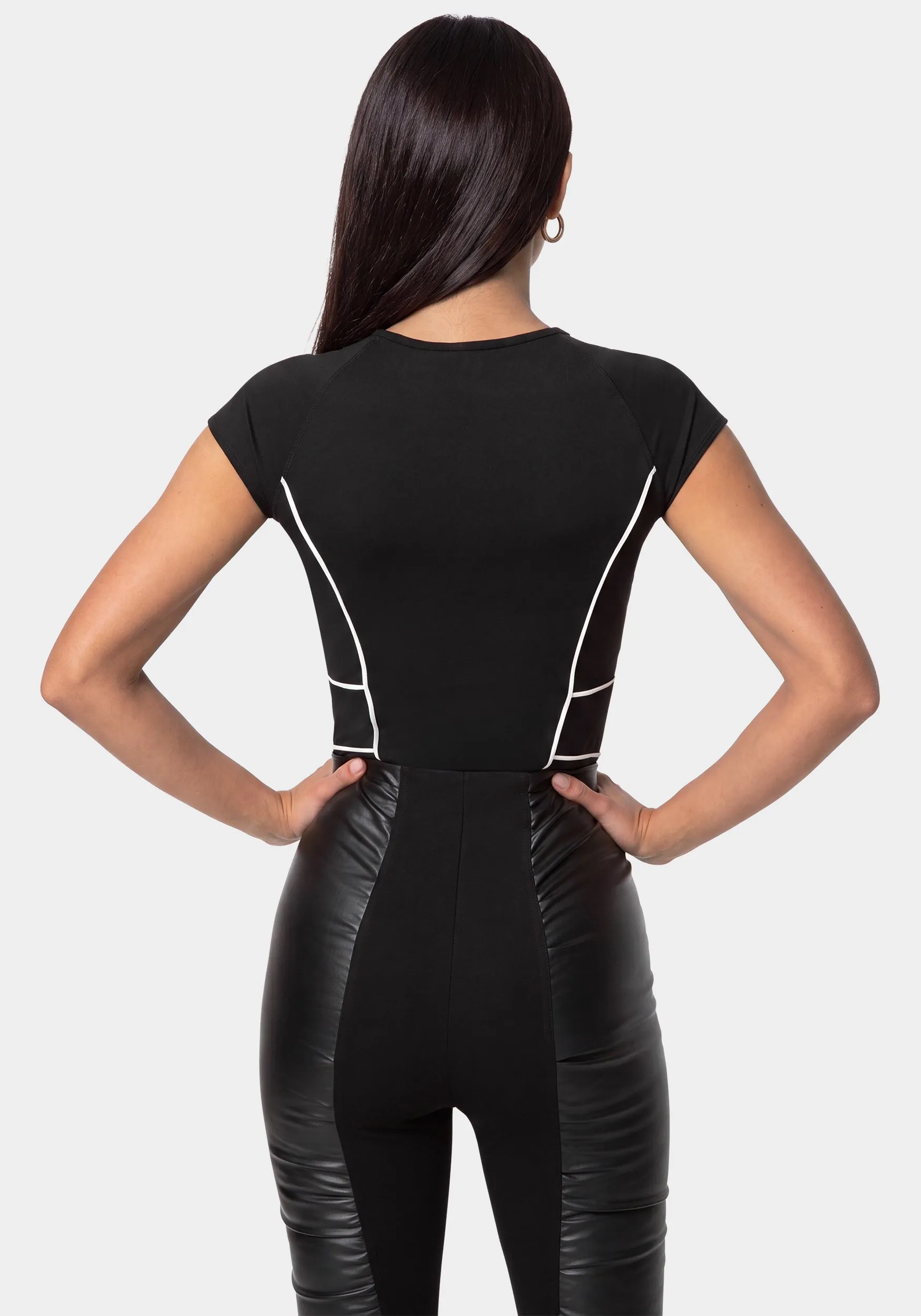 Motor Bike Bodysuit sold by Bebe product image thumbnail 2