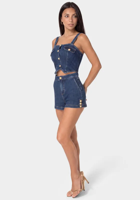 Fooler Denim Romper made by TC