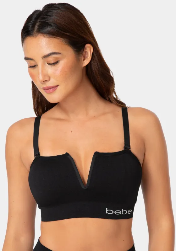 Strapless Wireless Plunge Bra - Convertible Padded made by Bebe