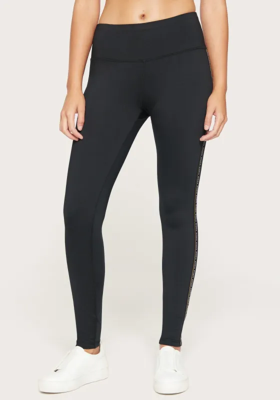 Bebe Sport Lurex Stripe Legging sold by Bebe