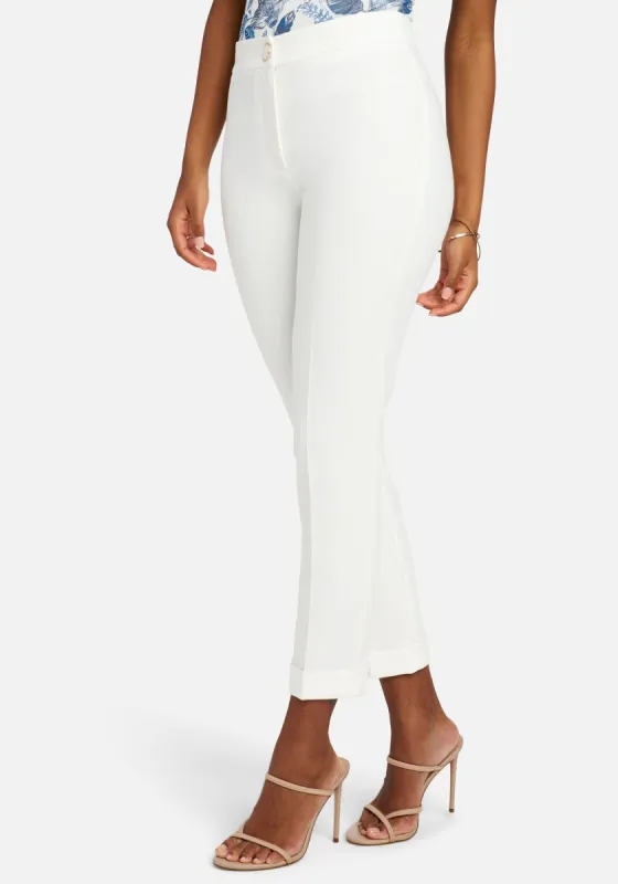 Natural Waist Slim Leg Cuffed Pant sold by Bebe
