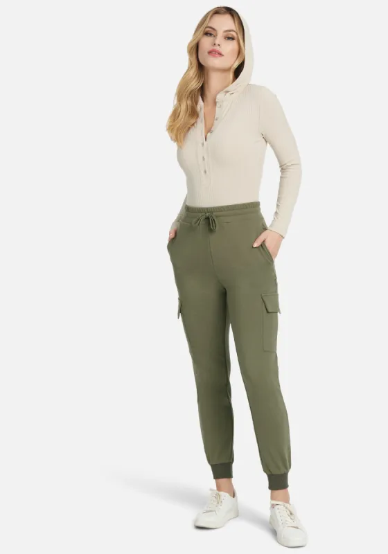 French Terry Patch Cargo Pocket Jogger sold by Bebe