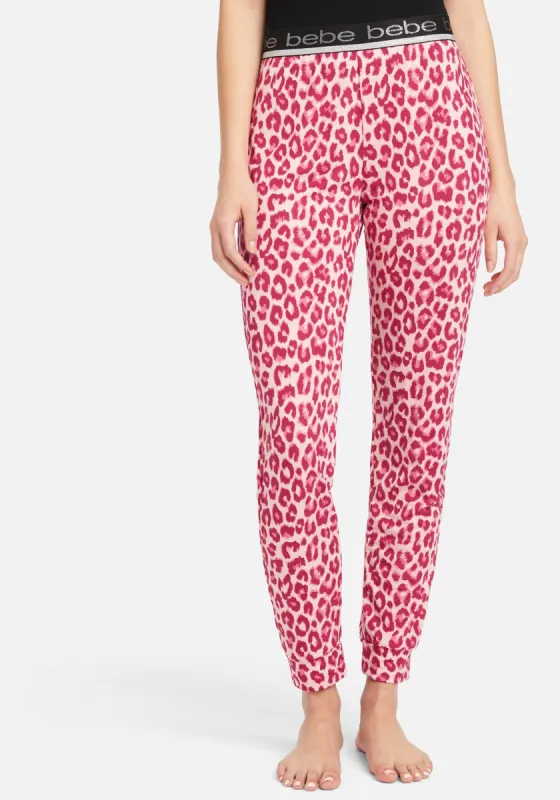 Bebe Animal Print Jogger sold by Bebe