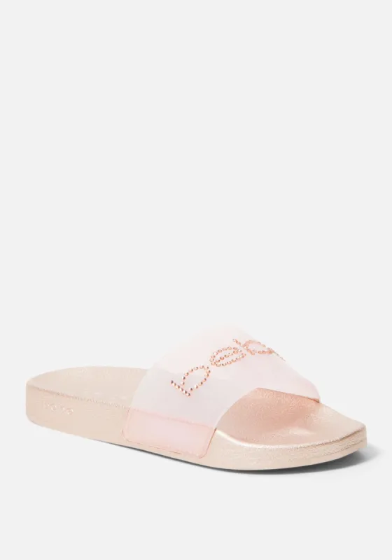 Dahlia Slides sold by Bebe