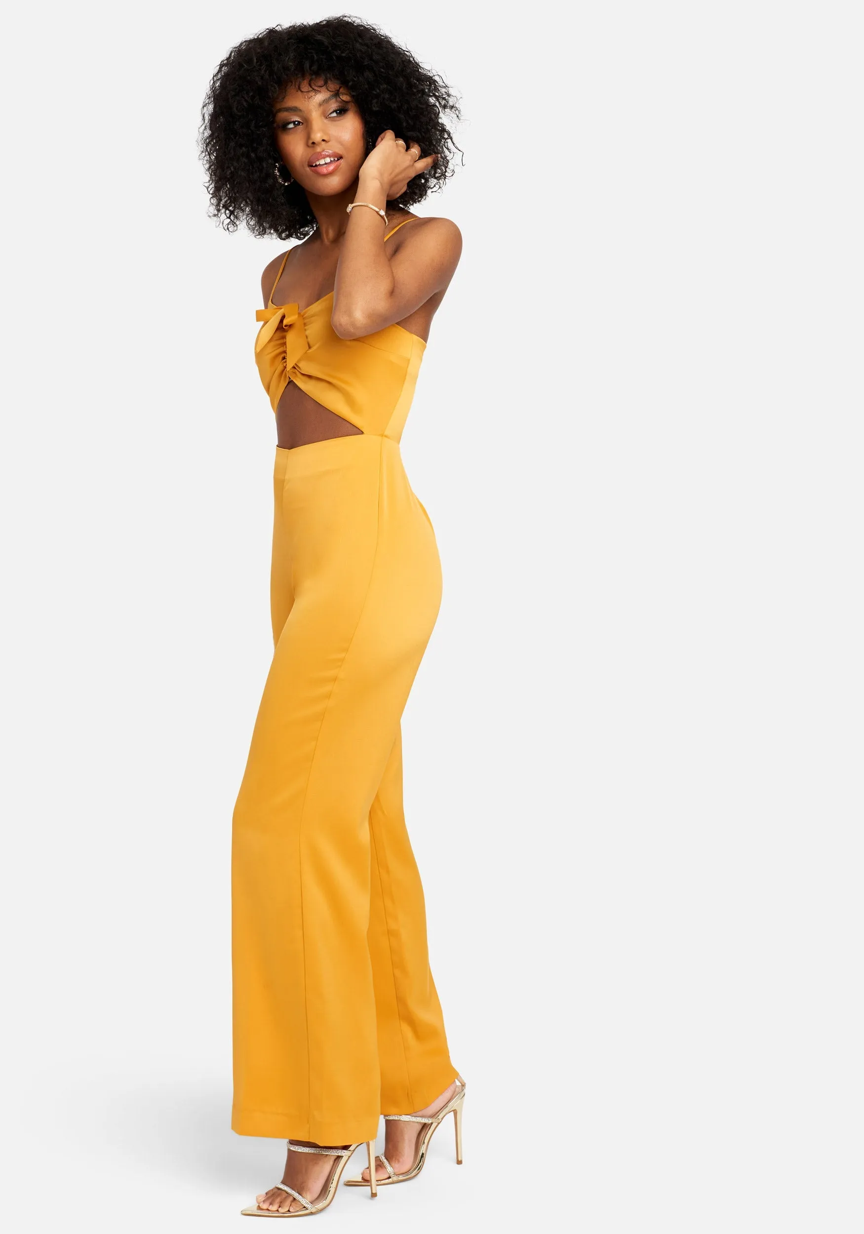 Cut Out Wide Leg Jumpsuit sold by Bebe product image thumbnail 2