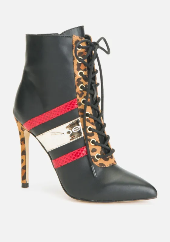 Design Stiletto Ankle Boots made by Bebe