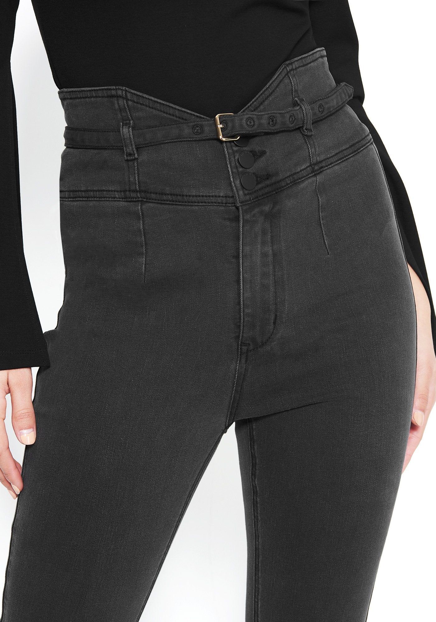 Corset Waist Skinny Jeans sold by Bebe product image thumbnail 4