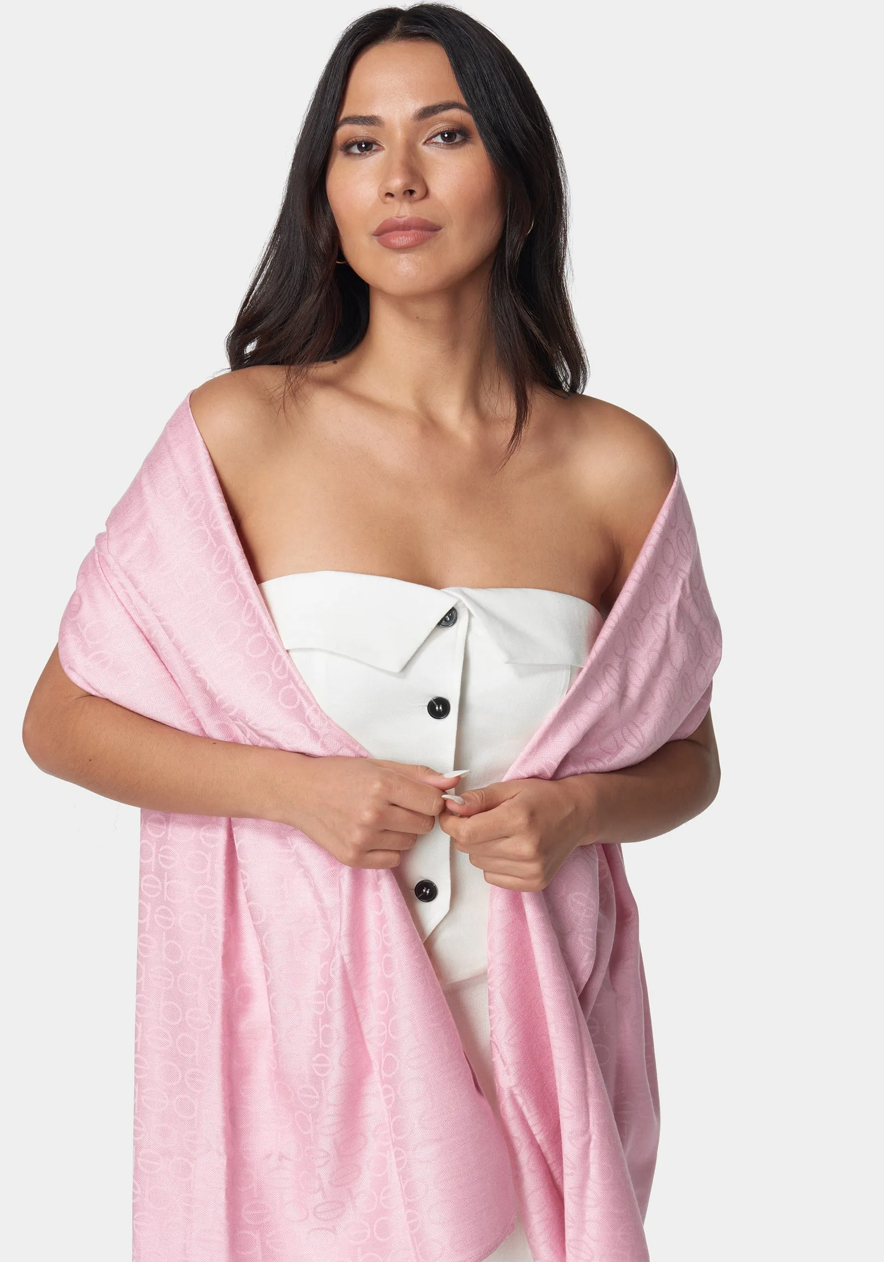 Viscose Logo Scarf sold by Bebe