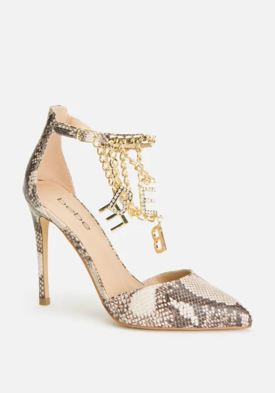 Decor Ankle Strap Heels sold by Bebe
