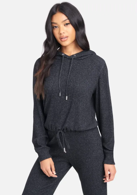 Sweater Knit Drawstring Sweatshirt sold by Bebe