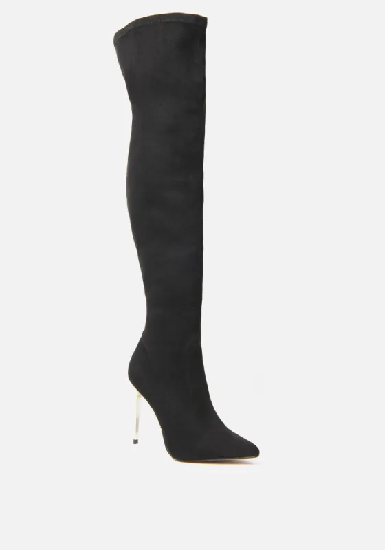 Valirya Over the Knee Boots sold by Bebe