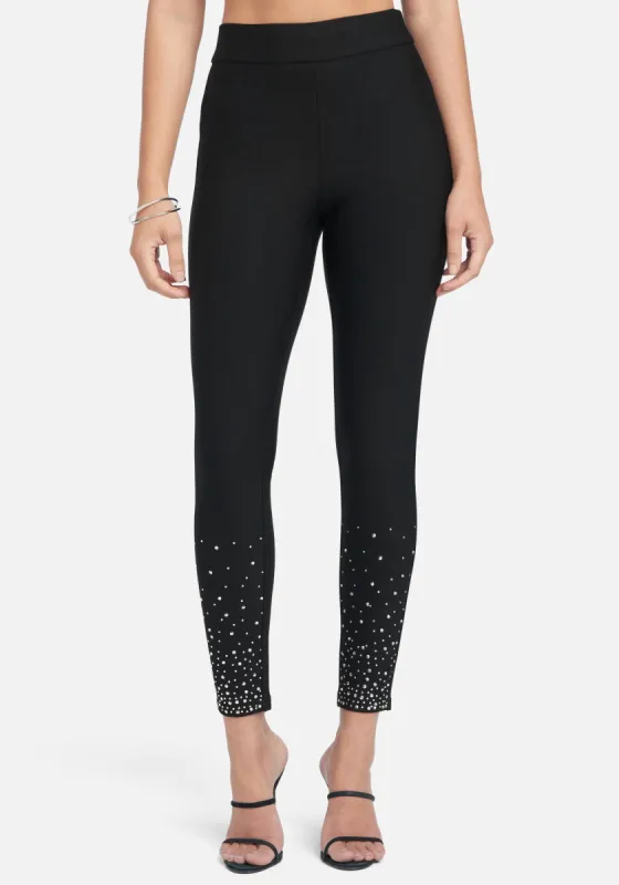 Rhinestone and Stud Leggings sold by Bebe