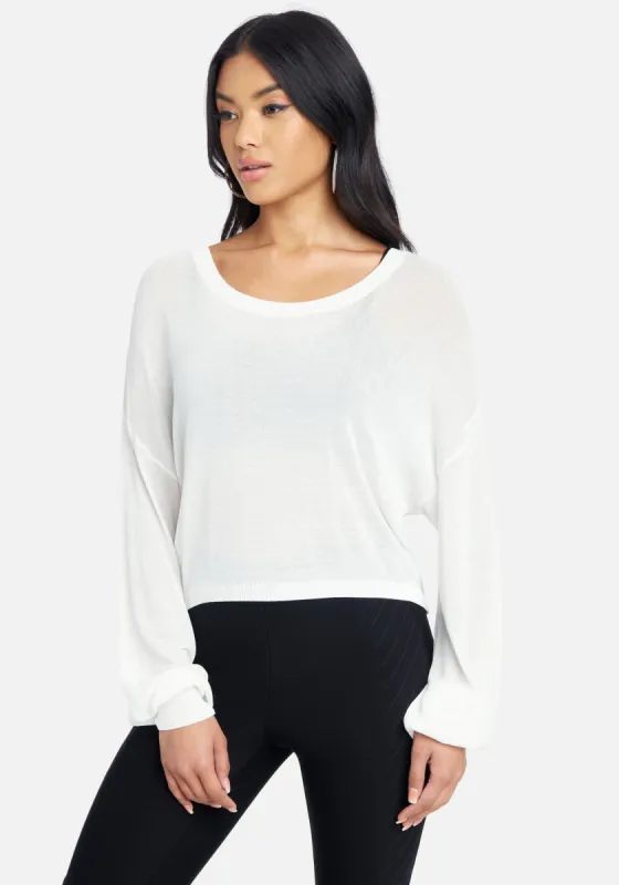 Off Shoulder Sweater Top sold by Bebe