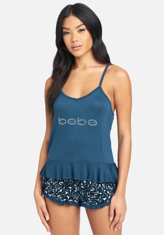 Bebe Printed Short Set sold by Bebe