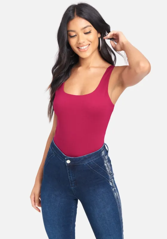 Metal Ring Cross Back Knit Top sold by Bebe