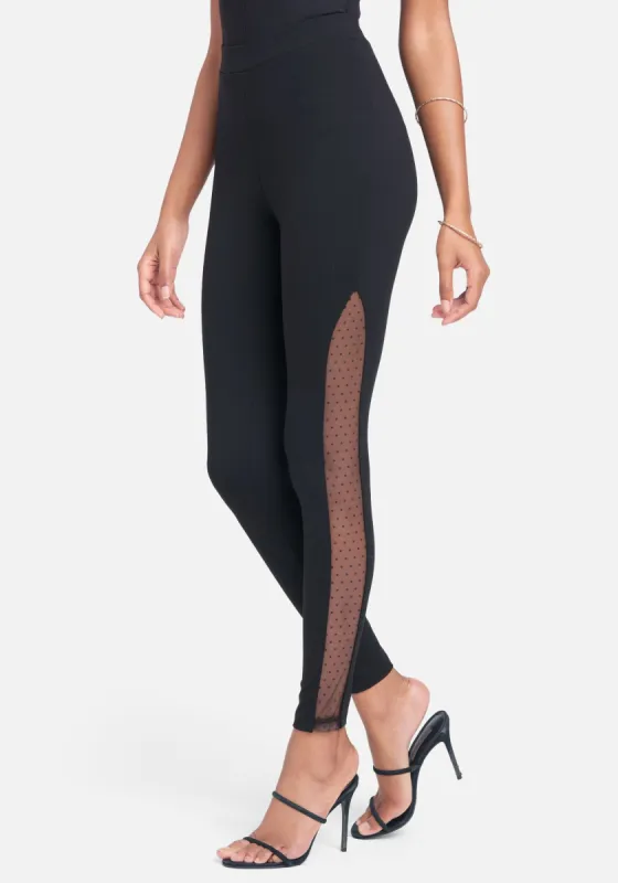 Dotted Swiss Mesh Leggings sold by Bebe