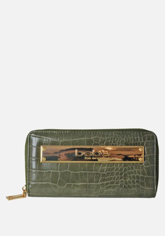 Abigail Croco Continental Wallet made by Bebe