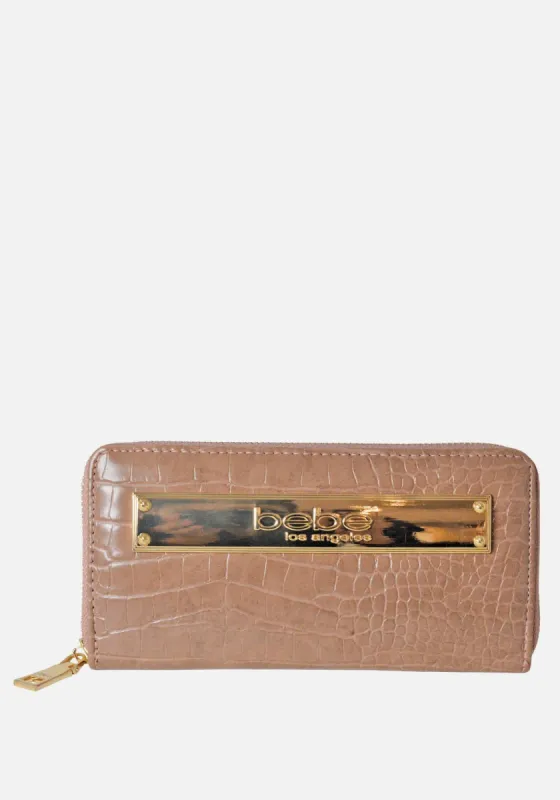 Abigail Croco Continental Wallet made by Bebe