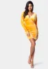 Velvet Blouson Mini Dress sold by Bebe