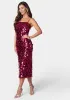 Sequin Midi Dress sold by Bebe