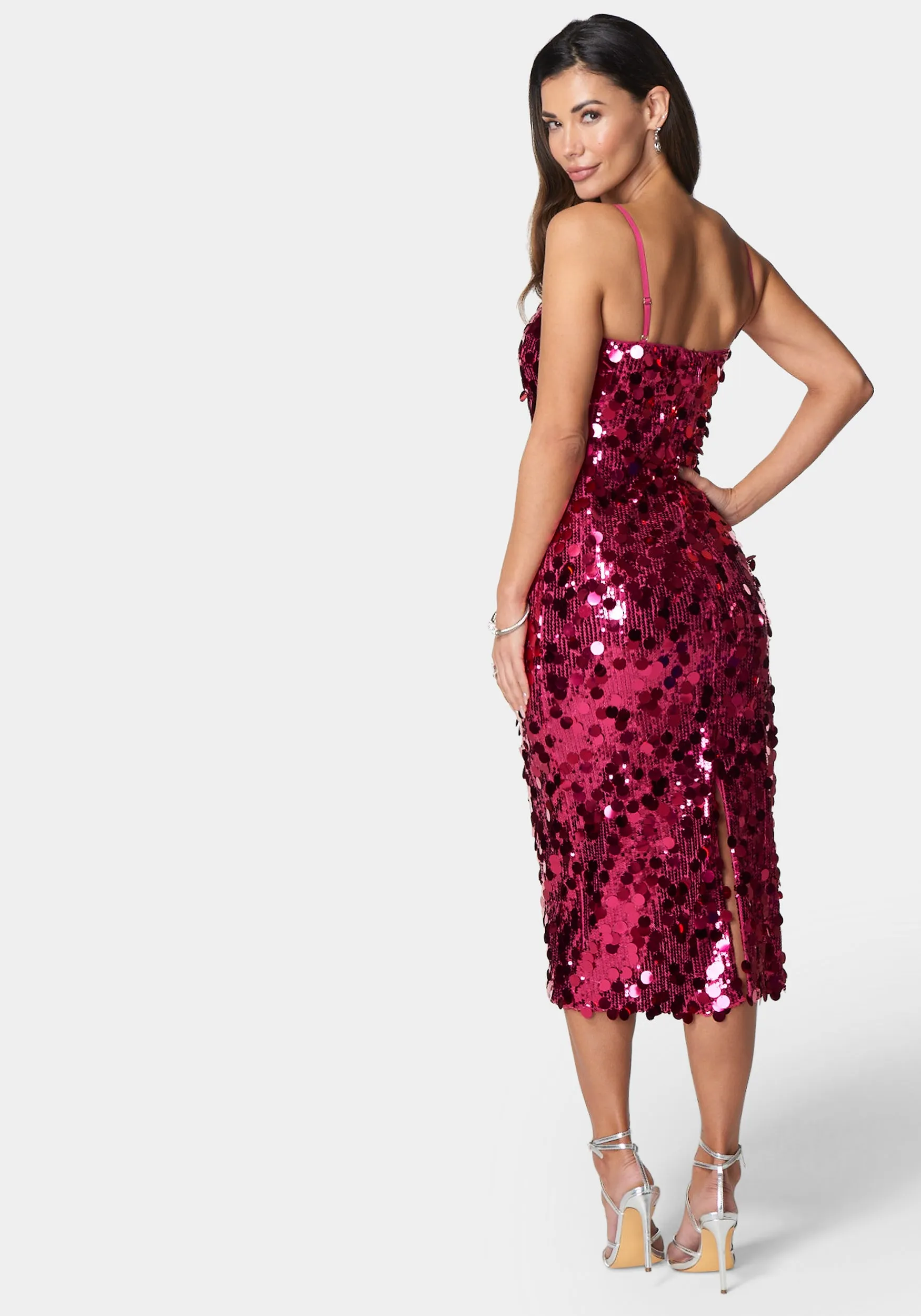 Sequin Midi Dress sold by Bebe product image thumbnail 3