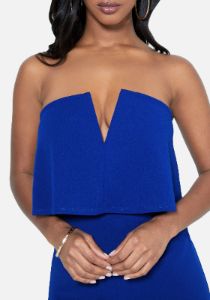 Strapless Sweetheart Jumpsuit sold by Bebe