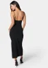 Cowl Neck Spaghetti Strap Slit Maxi sold by Bebe