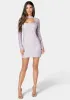 Long Sleeve Lace Mini Dress sold by Bebe