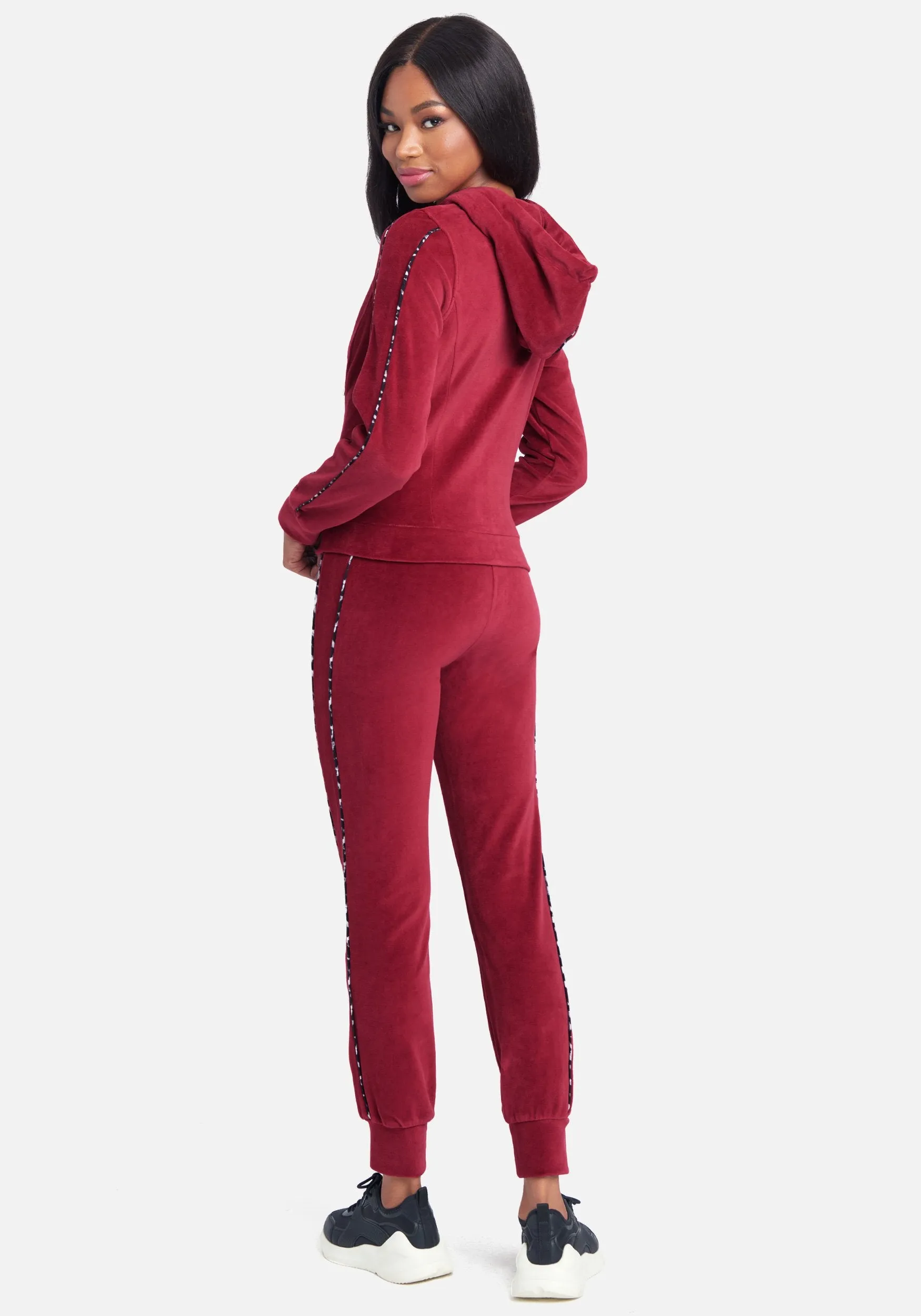 Bebe Logo Velour Jogger Pant sold by Bebe product image thumbnail 3