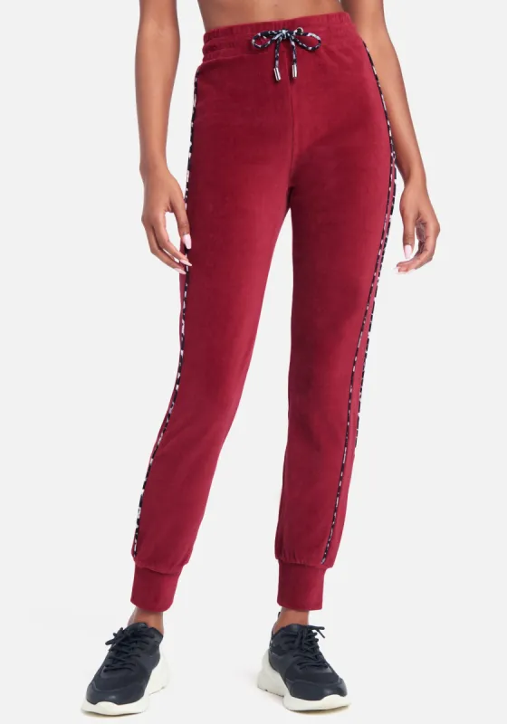 Bebe Logo Velour Jogger Pant sold by Bebe