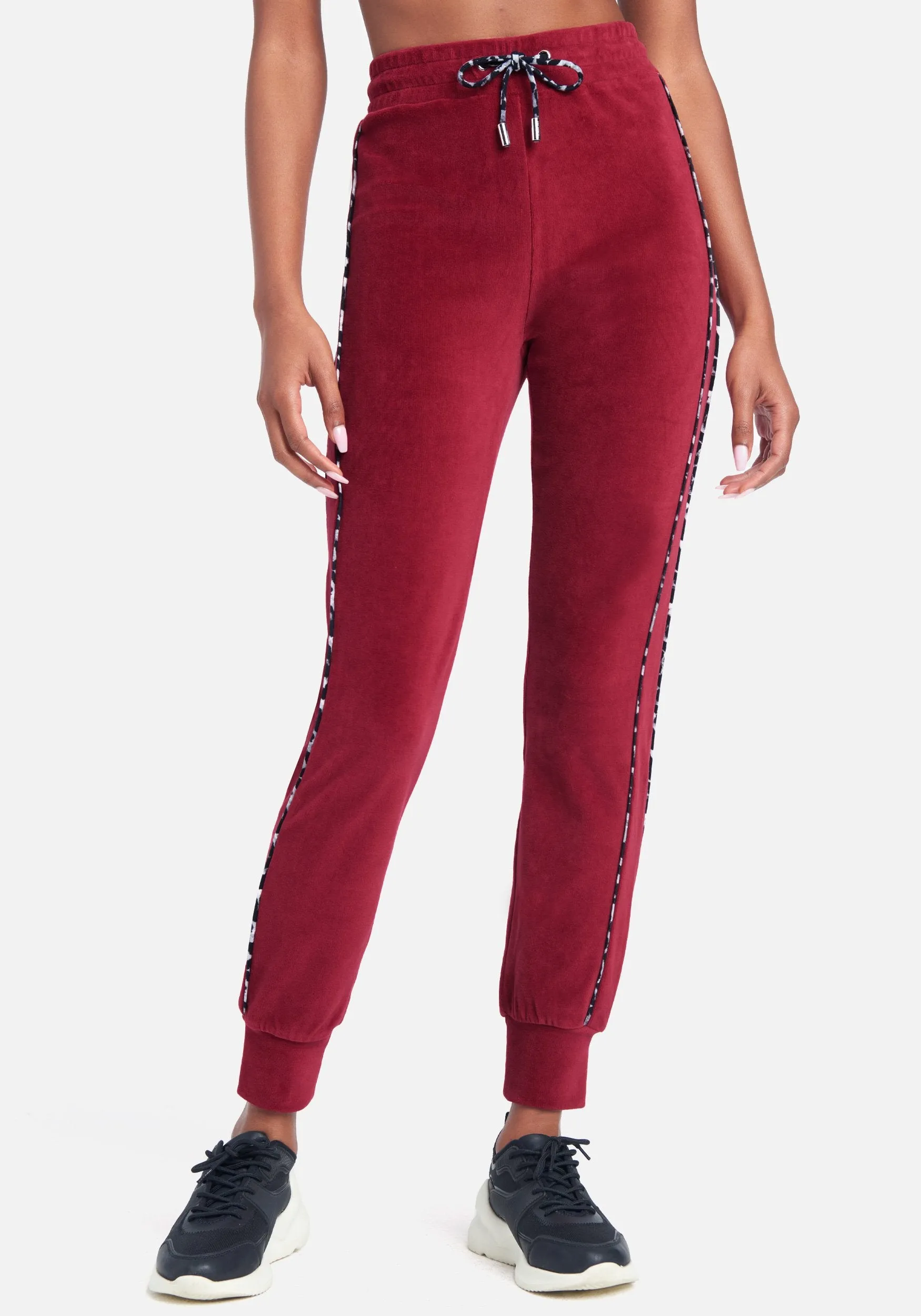 Bebe Logo Velour Jogger Pant sold by Bebe
