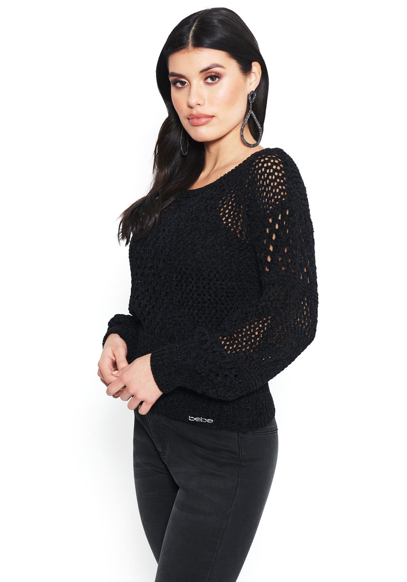 Logo Chenille Sweater sold by Bebe product image thumbnail 2