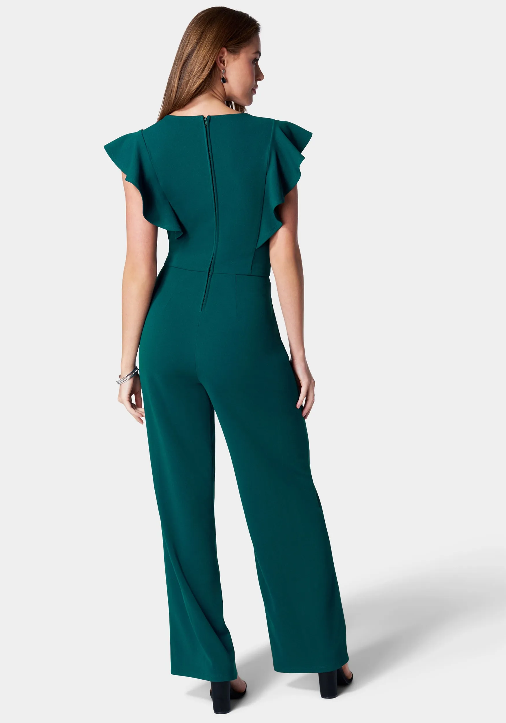 Flutter Sleeve Core Jumpsuit sold by Bebe product image thumbnail 3