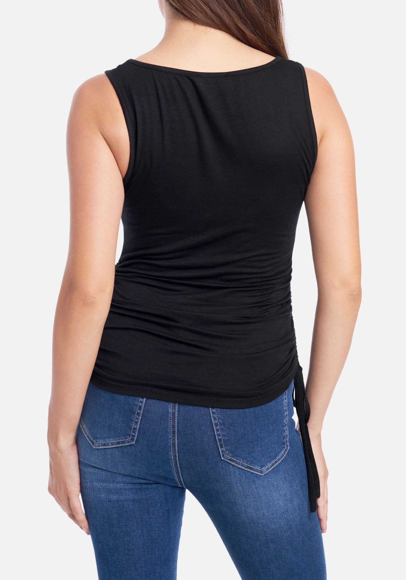 Printed Bebe Logo Side Tie Tank sold by Bebe product image thumbnail 2