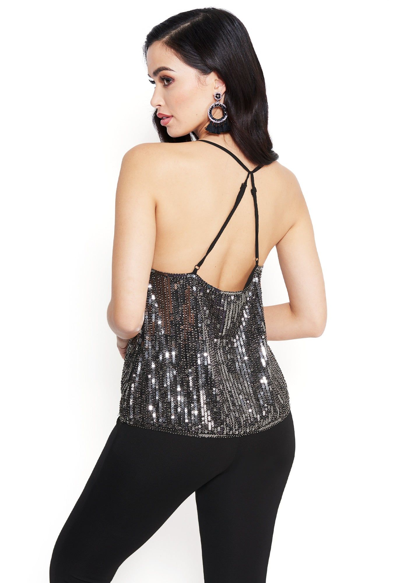 Sequin Tank Top sold by Bebe product image thumbnail 4