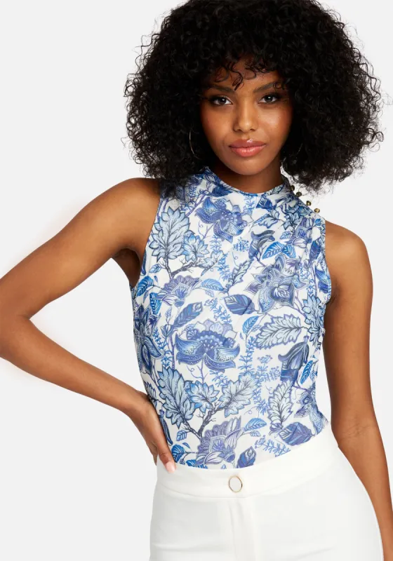 Drape Neck Bodysuit sold by Bebe