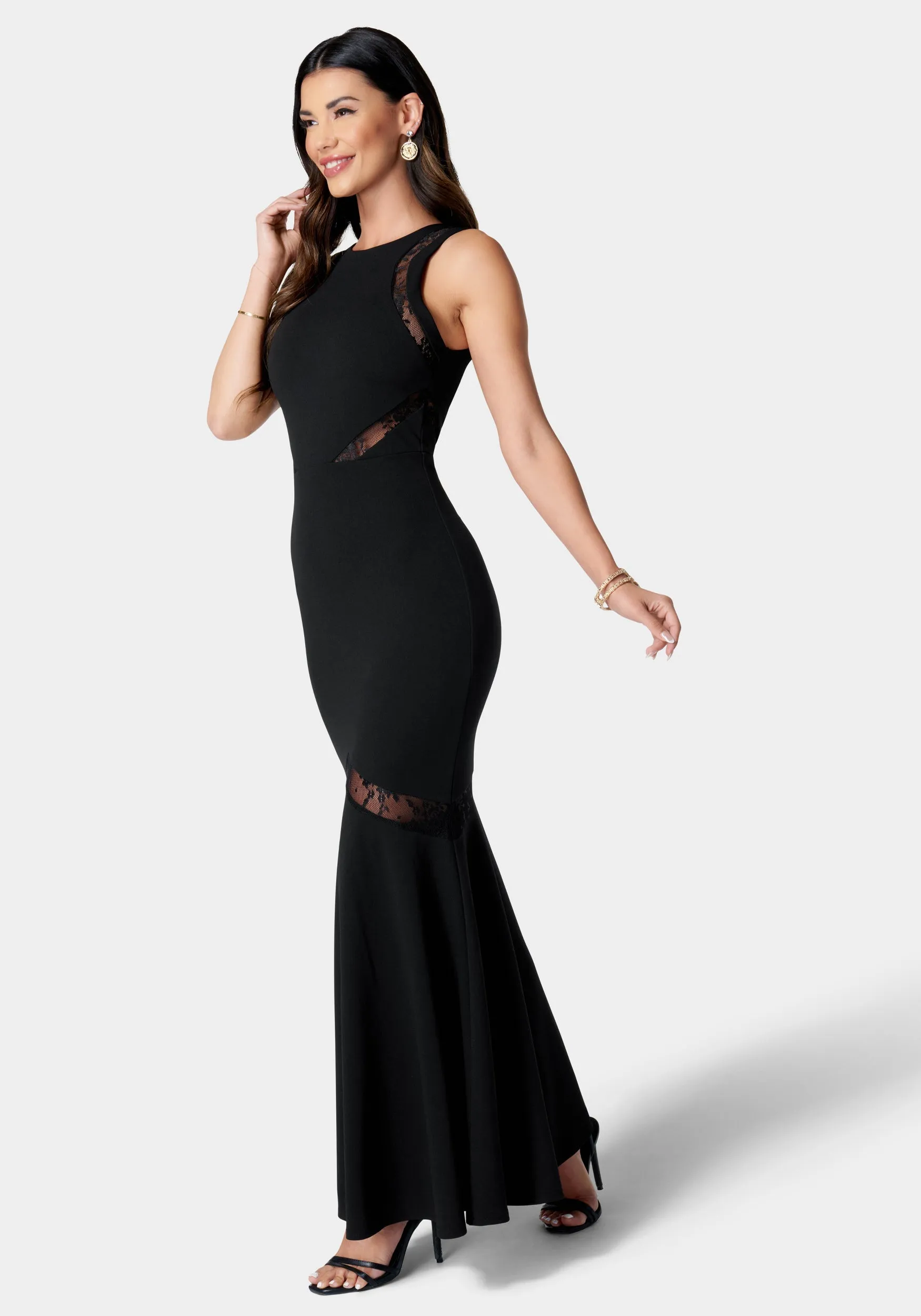 Mesh Inset Gown sold by Bebe product image thumbnail 2
