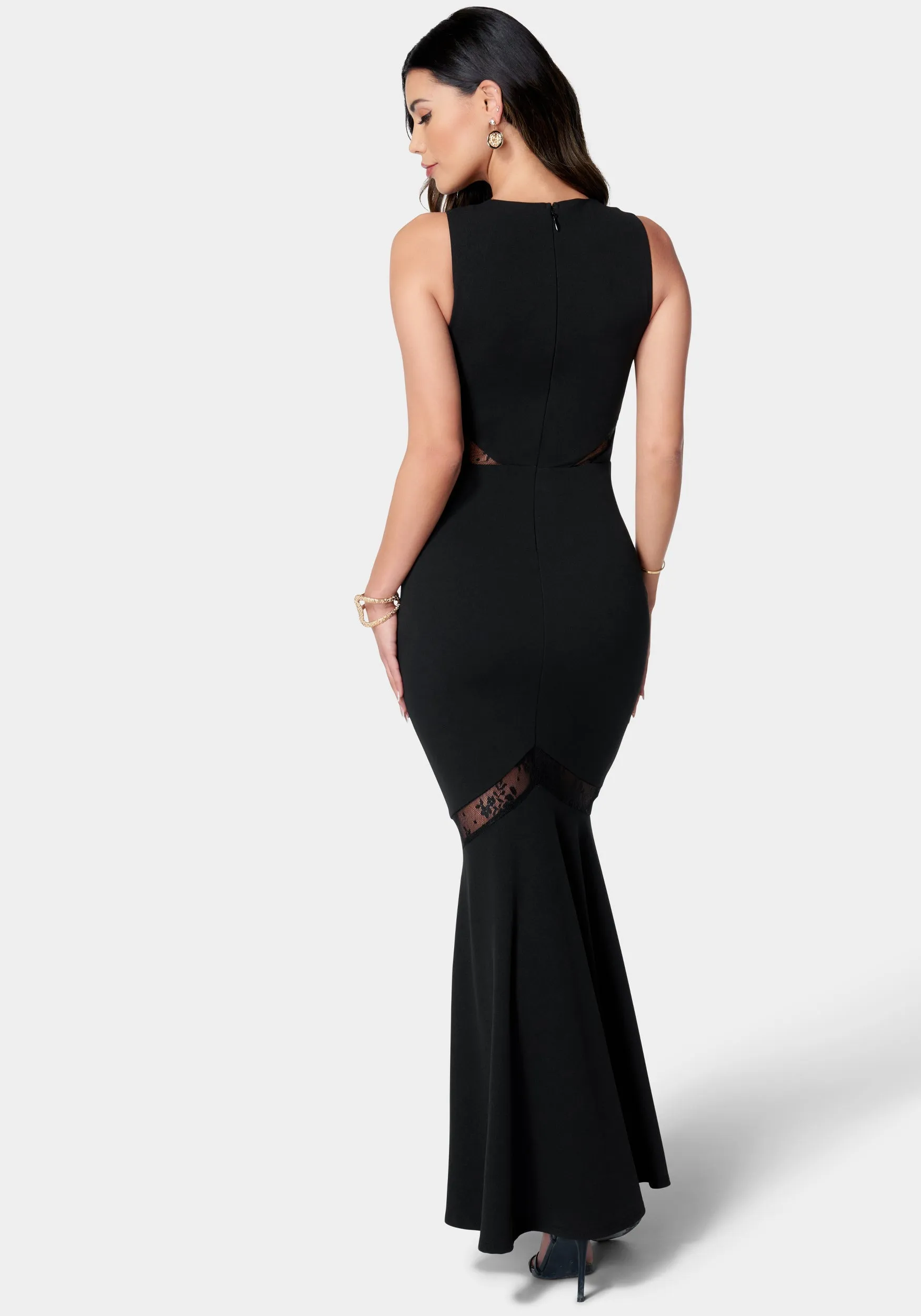 Mesh Inset Gown sold by Bebe product image thumbnail 3